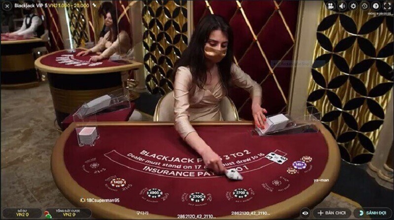 Chơi Blackjack dựa trên luật nào