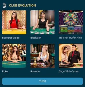 sảnh casino club evolution