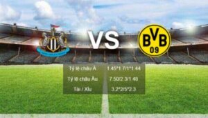 W88 soi kèo Newcastle-Vs-Borussia-Dortmund tại cúp C1