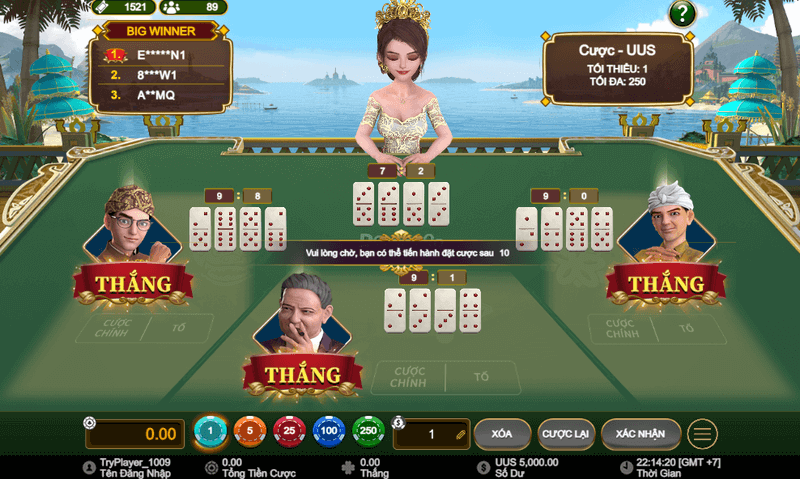 domino qq tại game việt