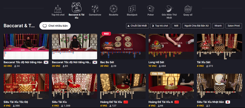 giới thiệu baccarat w88
