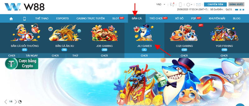 hướng dẫn chơi bắn cá w88