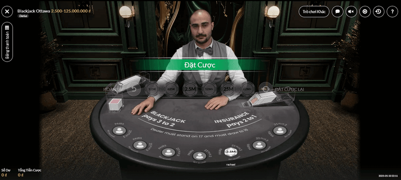 luật chơi cơ bản blackjack ottawa