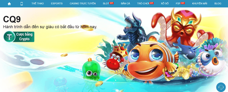 sảnh bắn cá CQ9