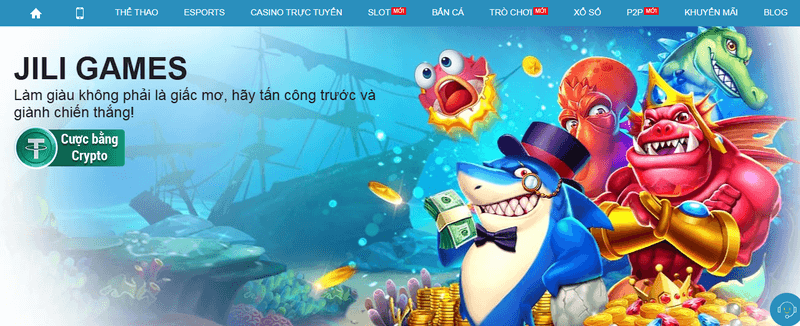 sảnh bắn cá jili
