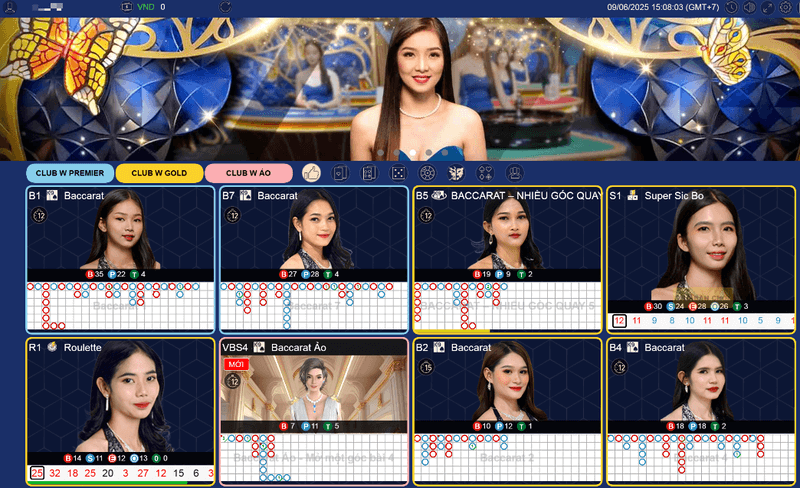 sảnh club w casino w88