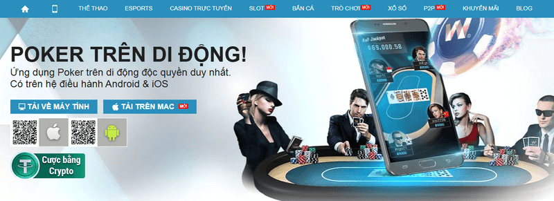 trò chơi poker p2p w88