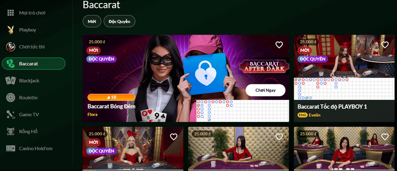 ưu điểm baccarat tại w88
