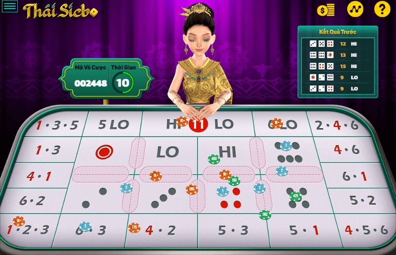 luật chơi thái sicbo